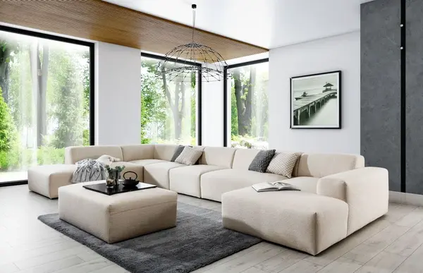 Sedací souprava Zeus do U XL Provedení: Levá U, látka: Perfect Harmony 39