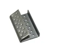 1000 ks - Spona viazacia plechová 16 mm pre pásku polypropylénovú šírka 16 mm