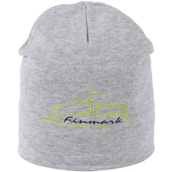 Finmark CHILDREN’S HAT Detská zimná čiapka, sivá, veľkosť UNI