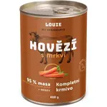 LOUIE HOVÄDZIE S MRKVOU 400 G Konzerva pre psov, hnedá, veľkosť