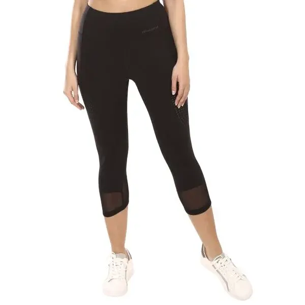 Arcore MALYM Dámske 3/4 bežecká nohavice, čierna, veľkosť