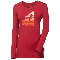 PROGRESS SONJA BOULDER Dámske bambusové tričko, červená, veľkosť