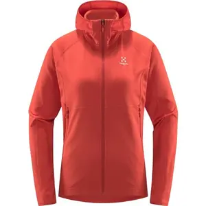 HAGLÖFS SKUTA HOOD W Dámska mikina, červená, veľkosť