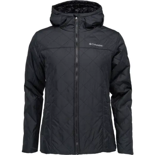 Columbia COPPER CREST II HOODED JACKET Dámska zimná bunda, čierna, veľkosť
