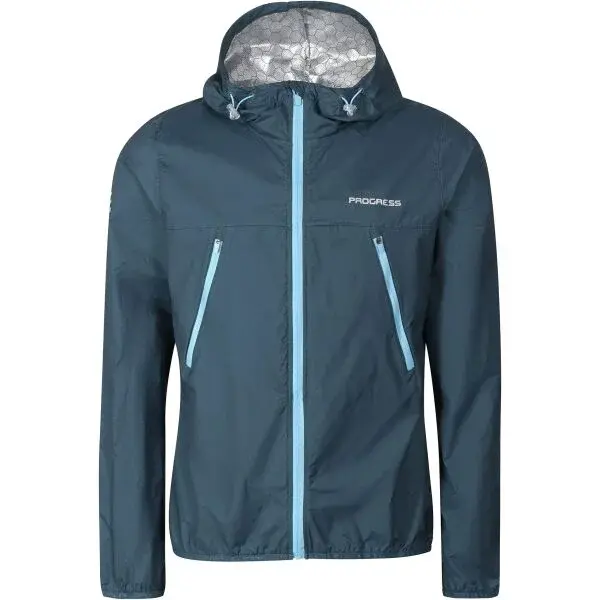 PROGRESS TEAM Pánska bunda na športovanie, tmavo modrá, veľkosť