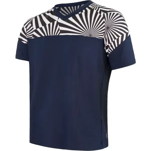 Sensor HELIUM Pánsky cyklistický dres, tmavo modrá, veľkosť XXL