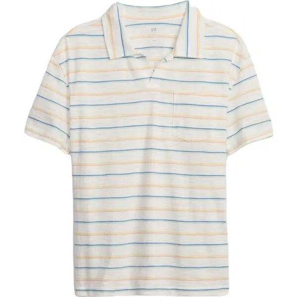 GAP V-SS POLO FSHN Chlapčenské tričko, biela, veľkosť