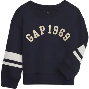 GAP VARSITY Detská mikina, tmavo modrá, veľkosť