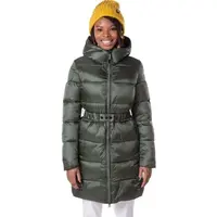 Rossignol LIGHT HOODIE COAT W Voľnočasový dámsky kabát, tmavo zelená, veľkosť