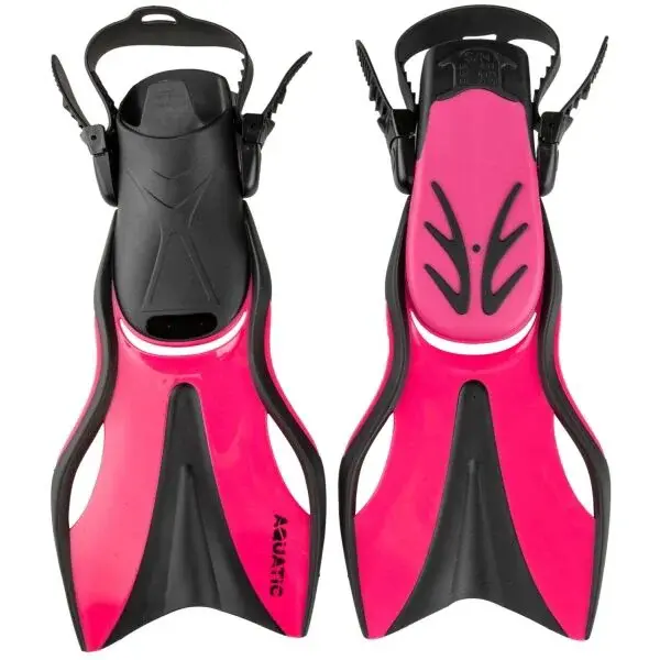 AQUATIC DOLPHIN K Detské plutvy, ružová, veľkosť