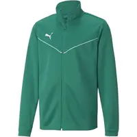 Puma TEAMRISE TRAINING POLY JACKET JR Chlapčenská mikina, zelená, veľkosť