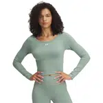 Under Armour TRAIN SEAMLESS LS Dámske tričko, svetlo zelená, veľkosť L