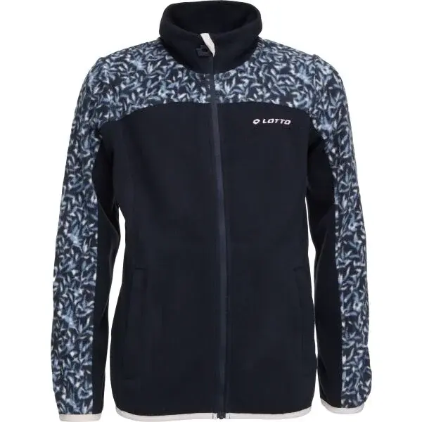 Lotto TAM Dievčenská flísová mikina, tmavo modrá, veľkosť 116-122