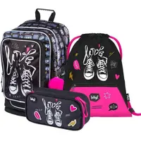 BAAGL 3 SET TENISKY Dievčenský funkčný set, čierna, veľkosť