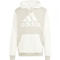 adidas ESSENTIALS FLEECE BIG LOGO HOODIE Pánska mikina, béžová, veľkosť
