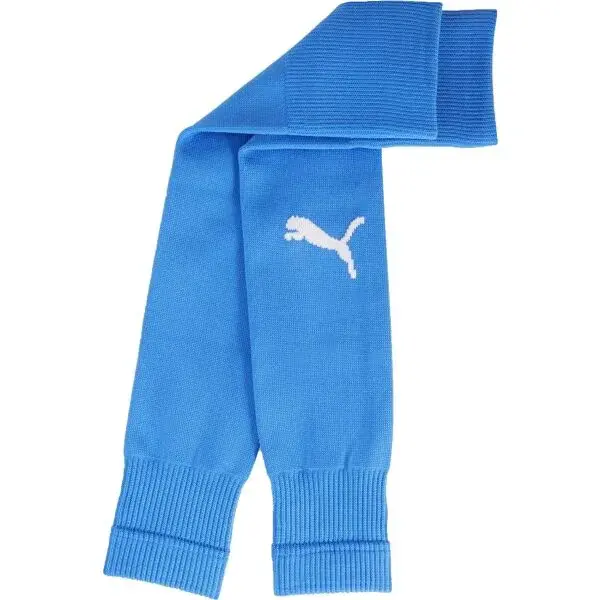 Puma TEAMGOAL SLEEVE SOCK Futbalové štulpne, modrá, veľkosť 35-38