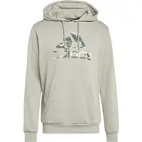 adidas CAMO GRAPHIC HOODIE Pánska mikina, sivá, veľkosť XXL