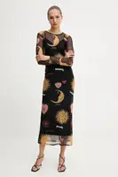 Šaty Never Fully Dressed černá barva, maxi, přiléhavé, NFDDR1801