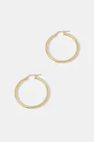 Náušnice ze stříbra 925 potaženého 18karátovým zlatem Answear.LAB