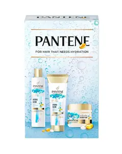 Pantene Pro-V Xmass sada Miracles Hydra Glow šampon, maska a kondicionér 3 ks