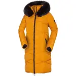Northfinder ASTHRIDE Dámska predĺžená bunda, žltá, veľkosť