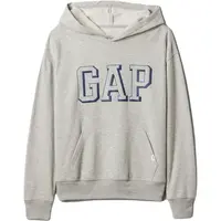 GAP V-FRCH LOGO Chlapčenská mikina, sivá, veľkosť