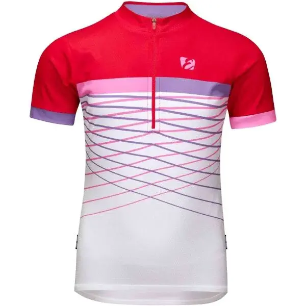 Etape LUCKY Detský cyklistický dres, biela, veľkosť 164-170