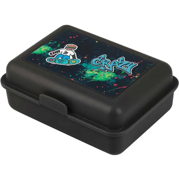 BAAGL CHILL Box na desiatu, čierna, veľkosť
