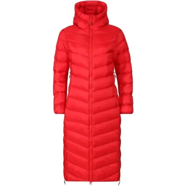 PROGRESS SIBERIA Dámsky prešívaný kabát, červená, veľkosť