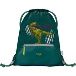 BAAGL T-REX Vrecúško na obuv, tmavo zelená, veľkosť