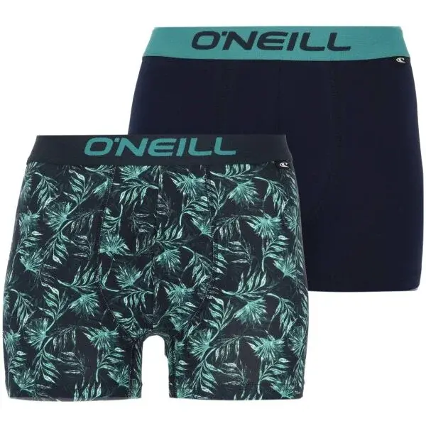 O'Neill SHIMMERING LEAFS 2PACK Pánske boxerky, čierna, veľkosť