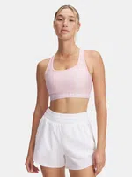 Dámská podprsenka Under Armour Crossback Mid Bra-PNK - Dámské