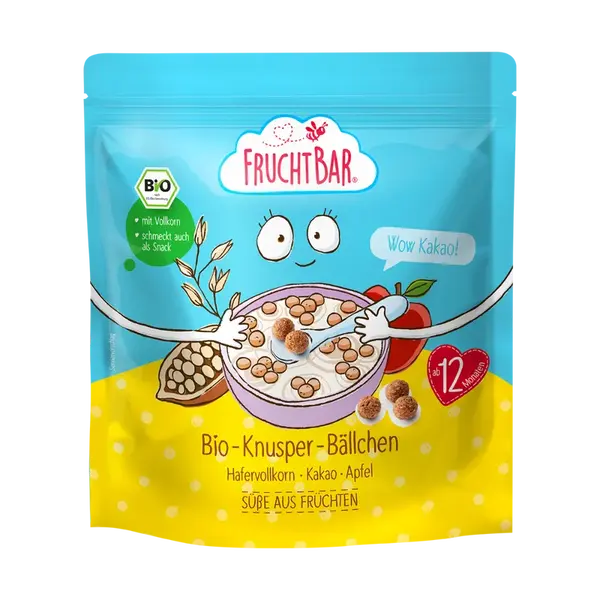 FRUCHTBAR BIO Cereálie kuličky s kakaem 125 g