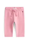 Dětské bavlněné kalhotky Tommy Hilfiger růžová barva, KN0KN02073