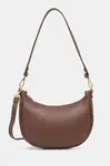 Kožená kabelka Answear.LAB hnědá barva