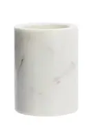 Pohárek na zubní kartáčky Madam Stoltz 7,5 x 10 cm bílá barva