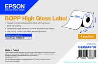 Epson C33S045736 High Gloss, pre ColorWorks, 203mm x 68m, polypropylén, biele samolepiace etikety