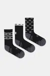 Ponožky Under Armour Performance Tech 3-pak bordová farba, 1379515