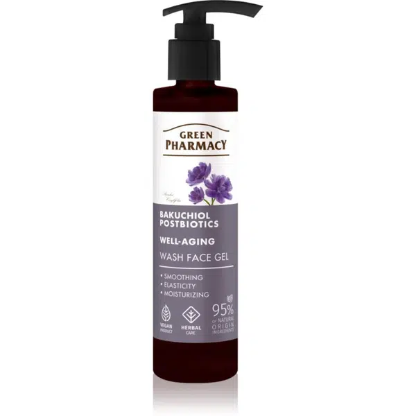 Green Pharmacy Bakuchiol & Postbiotics Face Wash Gel umývací gél na tvár 200 ml