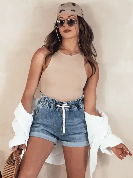 Dámske rifľové šortky EASY BREEZE