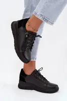 Kožené dámske platformové topánky Vinceza