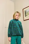 Dětská mikina Tinycottons DUO STRIPES MOCKNECK SWEATSHIRT