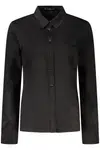GUESS JEANS LONG SLEEVE SHIRT WOMEN BLACK