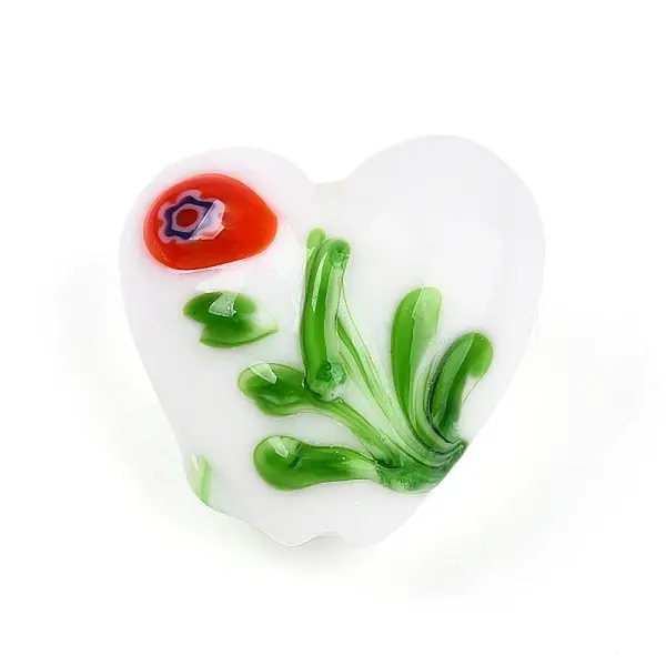Handmade Bumpy Millefiori Glass Beads