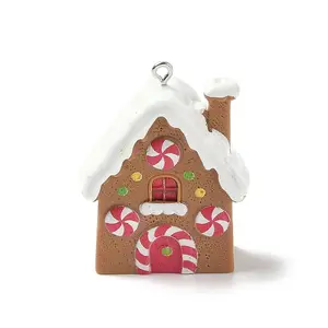 Christmas Theme Opaque Resin Pendants