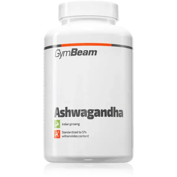 GymBeam Ashwagandha 500 mg kapsle pro podporu fyzického a duševního zdraví 180 cps