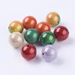 Spray Painted Acrylic Beads
