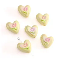 2Pcs UV Platings Acrylic Beads