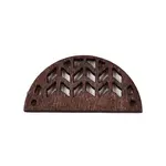 Poplar Wood Laser Cut Half Round Links Connectors