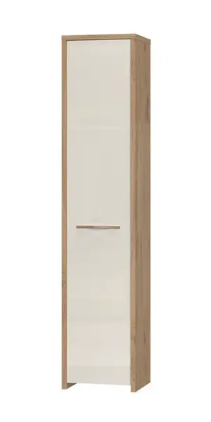 Předsíňová skříň 1d hagop - ořech pacifik/béžová